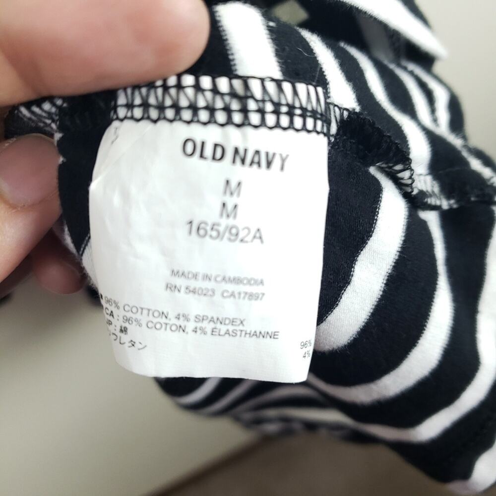 Old Navy | Black/White Stripe sleeveless Dress - Picture 4 of 5